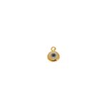 Charm Olho Grego- banho ouro 18k