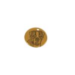 Charm Medalha Personalizada- banho ouro 18k