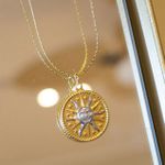 Colar Aurora- banho ouro 18k