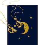 Colar Serena- banho ouro 18k