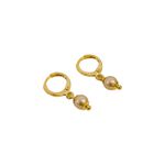 Argola Olivia- banho ouro 18k