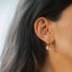 Argola Lia- banho ouro 18k