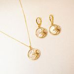 Kit Raios de Sol- banho ouro 18k