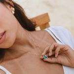 Colar Serena- banho ouro 18k