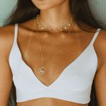 Colar Aurora- banho ouro 18k