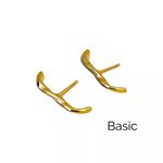 Ear Hook - banho ouro 18k