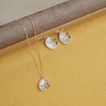 Kit Raios de Sol - banho ouro 18k