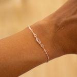 Pulseira Mira- banho prata