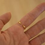 Anel Duda Ajustável- banho ouro 18k