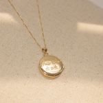 Relicário Amor Além da Vida- banho ouro 18k