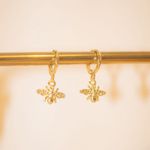 Argola Bee- banho ouro 18k