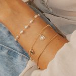 Pulseira Mallorca- banho ouro 18k