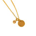 Colar Duda-banho ouro 18k
