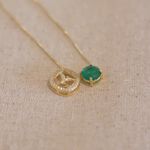 Escapulário Espirito Santo- banho ouro 18k