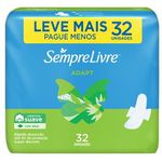 ABSORVENTE ADAPT SUAVE COM ABAS 32 UNIDADES