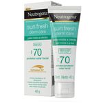 NEUTROGENA SUN FRESH FPS70 FACIAL PELE OLEOSA SEM COR 40 G