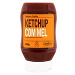 KETCHUP ADOÇADO COM MEL SABORES CEPERA SQUEEZE 400 G