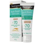 NEUTROGENA SUN FRESH FPS70 FACIAL PELE MORENA 40 G 