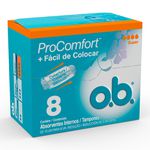 ABSORVENTE INTIMO SUPER PROCOMFORT 8 UNIDADES 