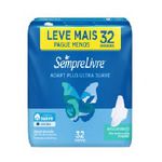 ABSORVENTE ADAPT PLUS SUAVE COM ABAS 32 UNIDADES