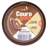 POLIDOR DE SAPATO COURO BOM CREME MARROM 36 G