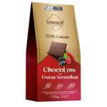 CHOCOLATE 70% FRUTAS VERMELHAS LOWÇUCAR 70 G 