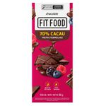 CHOCOLATE 70% CACAU FRUTAS VERMELHAS 800 G ( DP 10X80G )