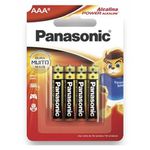 PILHA PANASONIC ALCALINA PALITO AAA C/ 8 (8930)