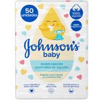 QUADRADOS DE ALGODAO RECEM-NASCIDO JOHNSON’S® BABY C/ 50 UND