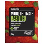 MOLHO DE TOMATE BASÍLICO SABORES CEPERA RECART 390 G