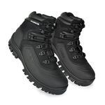 BOTA THUNDER CANO CURTO RIPSTOP PRETO.