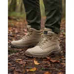 Bota Cano Curto Adventure, Couro Areia (Borzeguim)