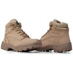 Bota Cano Curto Adventure, Couro Areia (Borzeguim)