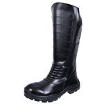 Bota Tática Force Militar Cano Longo Motociclista Couro (CA)