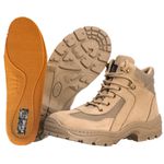 Bota Cano Curto Adventure, Nobuck Areia.