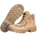 Bota Cano Curto Adventure, Nobuck Areia.