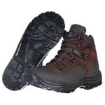 Bota Cano Curto Emborrachado Force Militar Marrom. 