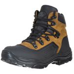 Bota Cano Curto Emborrachado Force Militar Mostarda.