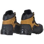 Bota Cano Curto Emborrachado Force Militar Mostarda.