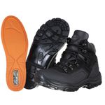 Bota Cano Curto Emborrachado Force Militar Preto. 