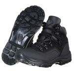 Bota Cano Curto Emborrachado Force Militar Preto. 