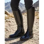 Bota Cavalaria Cano Longo Force Militar Em Couro.