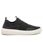 TENIS COLLINS 1 PRETO 100% COURO ELASTICO CALCE FACIL LANCAMENTO 