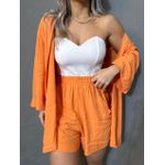 Conjunto Kimono Laranja