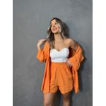 Conjunto Kimono Laranja