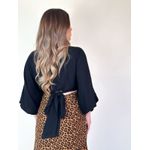 Saia Midi Animal Print