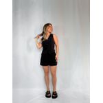 Conjunto Colete Francesca Preto