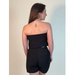 Short Alfaiataria Lua Preto