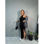 Vestido Midi Leme Preto