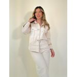 Camisa Jeans Zaya Bege 